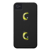 Den svart katten synar - det Magical fodral för bl iPhone 4 Cover