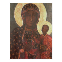 Den svart Madonnaen av Jasna Gora Vykort
