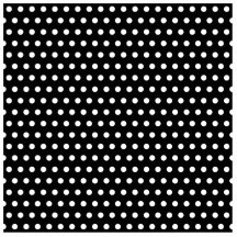 Den svartvita polkaen pricker mönster. Spotty. Photo Sculpture