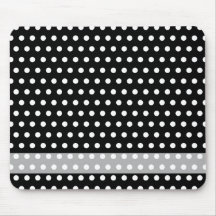 Den svartvita polkaen pricker mönster. Spotty. Musmattor