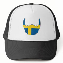 Den svenska Viking hjälmen sjunker av Sverige Mesh Kepsar