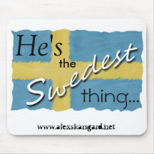 "Den Swedest saken…", mousepad Mus Matta