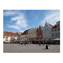 Den Tallinn staden centrerar Vykort