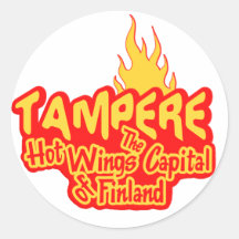 Den Tampere hetten påskyndar klistermärkear