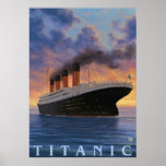 Den Titanic SceneWhite stjärnan fodrar Affisch