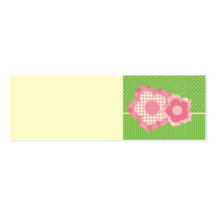 Den tomma nätt rosa blommasmalan profilerar kortet visit kort