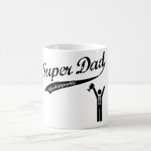 Den toppna pappan är OMÖJLIG ATT STANNA! kaffemugg