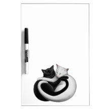 Den torra raderingen för kärlekkatter stiger ombor Dry-Erase boards