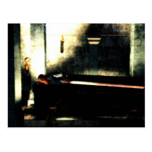 Den Tumb Halloween vampyrvykortet