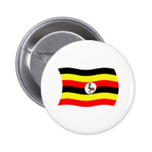Den Uganda flagga knäppas Nål