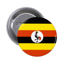 Den Uganda flagga knäppas Pins