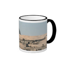 Den underbara sphinxen och Khafras pyramid Kaffe Muggar