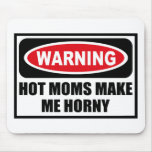 Den varnande HOADE MAMMOR GÖR MIG KÅTA Mousepad Musmattor