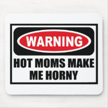 Den varnande HOADE MAMMOR GÖR MIG KÅTA Mousepad Musmattor