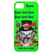 Den Vegas spelare all stilar beskådar konstnärkomm iPhone 5 Case-Mate Fodral