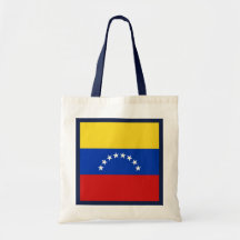 Den Venezuela flagga hänger lös Kassar