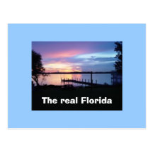 Den verkliga Florida vykortet