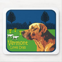 Den Vermont Labrador musen vadderar Mus Matta