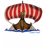 Den Viking shipen kyler t-skjorta design T-shirts