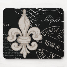 Den Vintage Fleur de Lis… musen vadderar Musmatta