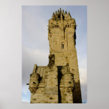 Den Wallace monumentet Stirling Skottland Affischer