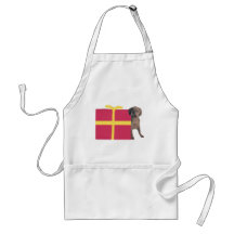 Den Weimaraner gåvan boxas Förkläde