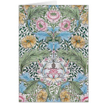 Den William Morris myrtenblommönstret noterar kort