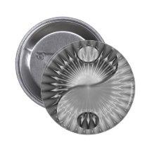 Den Yin Yang spiraldesignen knäppas Knappar Med Nål