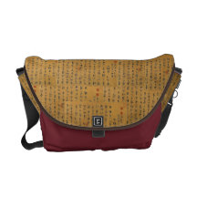 DenChing kinesen skrivar filosofen reser hänger lö Messenger Bag