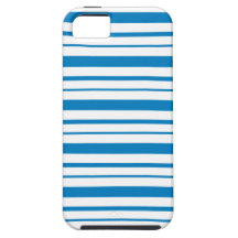 Denimblått- & vitrandar mönstrar fodral för iPhone iPhone 5 Case-Mate Fodral