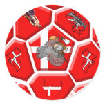 Denmark soccer fans Tees and football gifts Stickers
