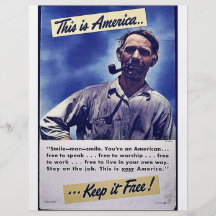 Denna är den Amerika behållan det fritt! Personliga Flygblad