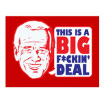 Denna är en stor Fcking avtalsJoe Biden sjukvård Vykort