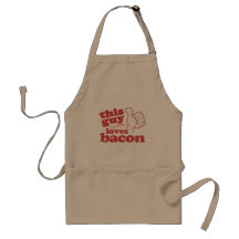 Denna grabb älskar bacon förkläden