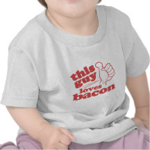 Denna grabb älskar bacon t-shirt
