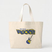 Denna mamma vaggar tote bags