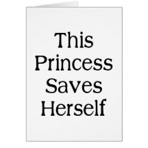 Denna Princess Sparande Hälsnings Kort