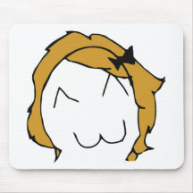 Derpina (Kitteh leende) - Mousepad Mus Matta