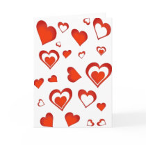Des coeurs pour Valentine - Carte De Vœux