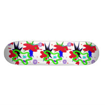Design 3 stiger ombord skate deck