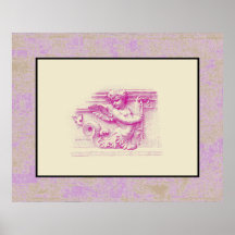 Design för affisch 30x24 för havsängel~ hopslingra