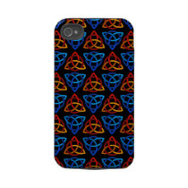 Design för CelticScandi Tri fnurra Iphone 4 Tough Överdrag
