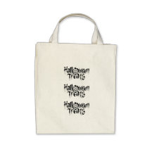 Design för happy halloweenbus eller godispumpa tote bag