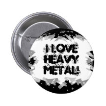 Design för heavy metalGrungesten Knappar Med Nål