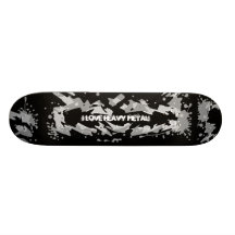 Design för heavy metalGrungesten Skate Board