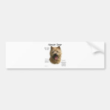 Design för historia för Norwich Terrier Bildekaler