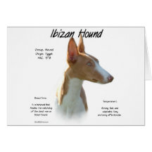 Design för Ibizan hundhistoria Kort