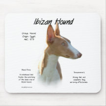 Design för Ibizan hundhistoria Musmattor
