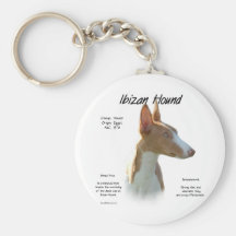 Design för Ibizan hundhistoria Nyckelringar