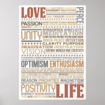 Design för konst "för kärlekliv" inspirera Motivat Affisch